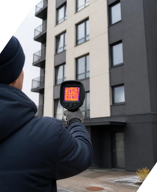 Тепловизионное обследование зданий в Азове от 5135 р. | ЭкспертизаРоссия
