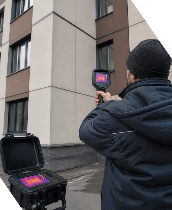 Тепловизионное обследование зданий и сооружений в Азове